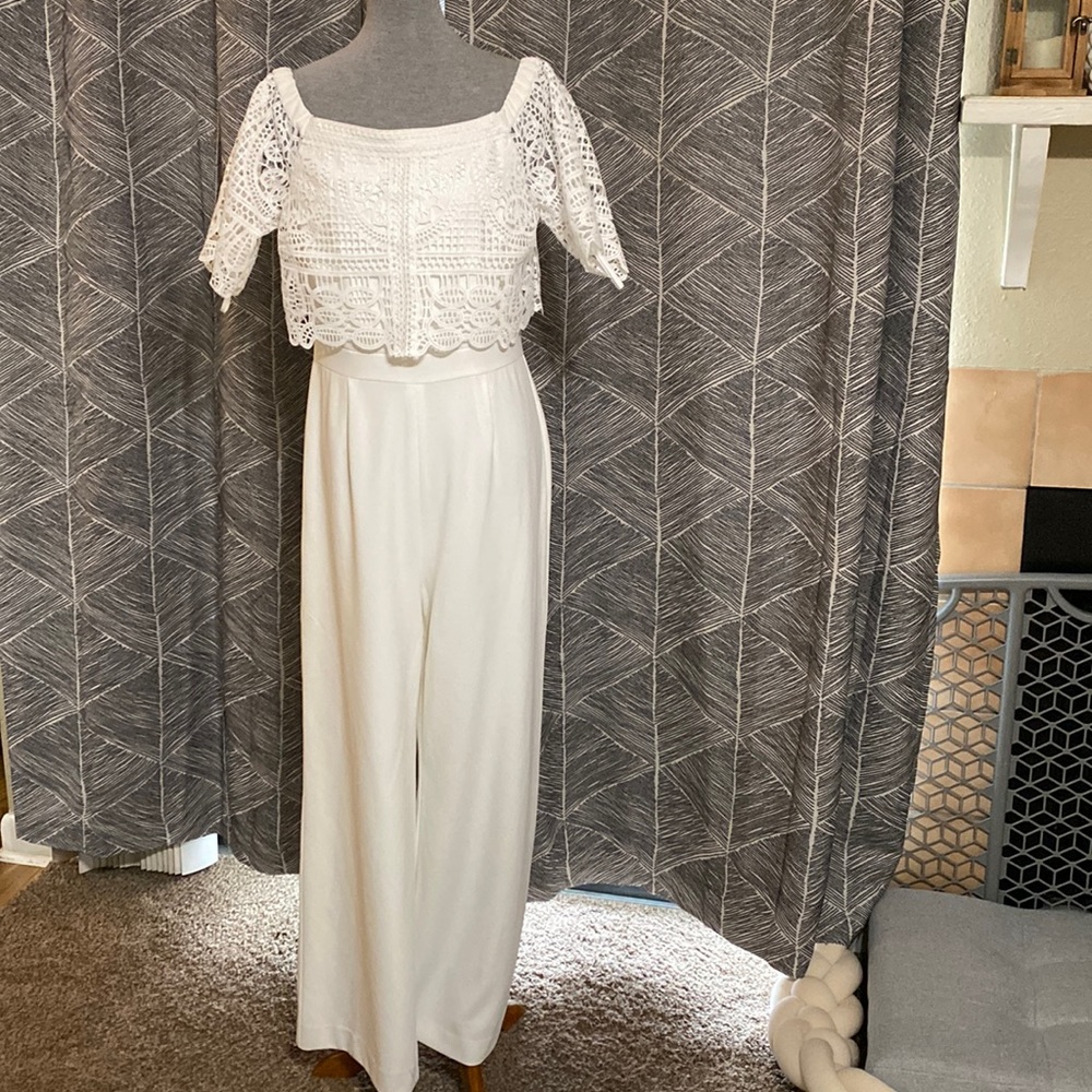 Antonio Melani, White Jumpsuit, size 10